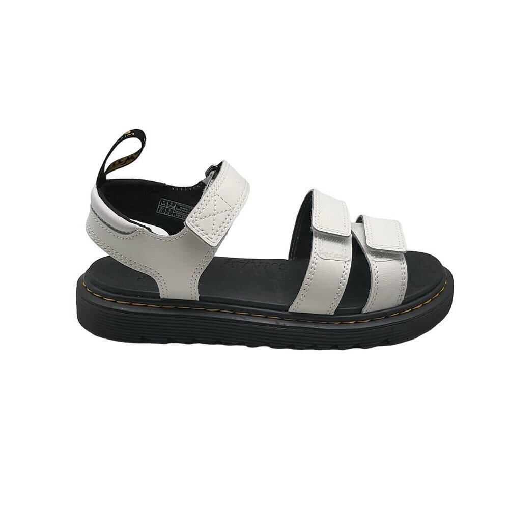Dr. Martens Klaire White Leather Sandals Womens Size 6 US